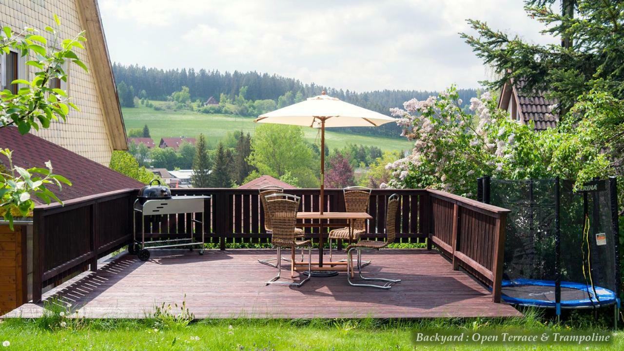 Entire House In Schwarzwald With Mountain View, Private Gym,Sauna And Garden Unterkirnach Exterior photo